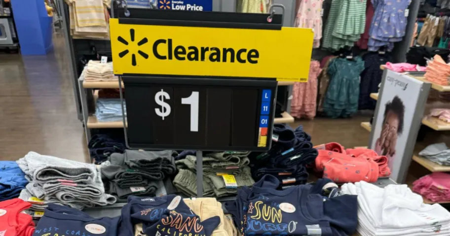 Walmart clearance sale